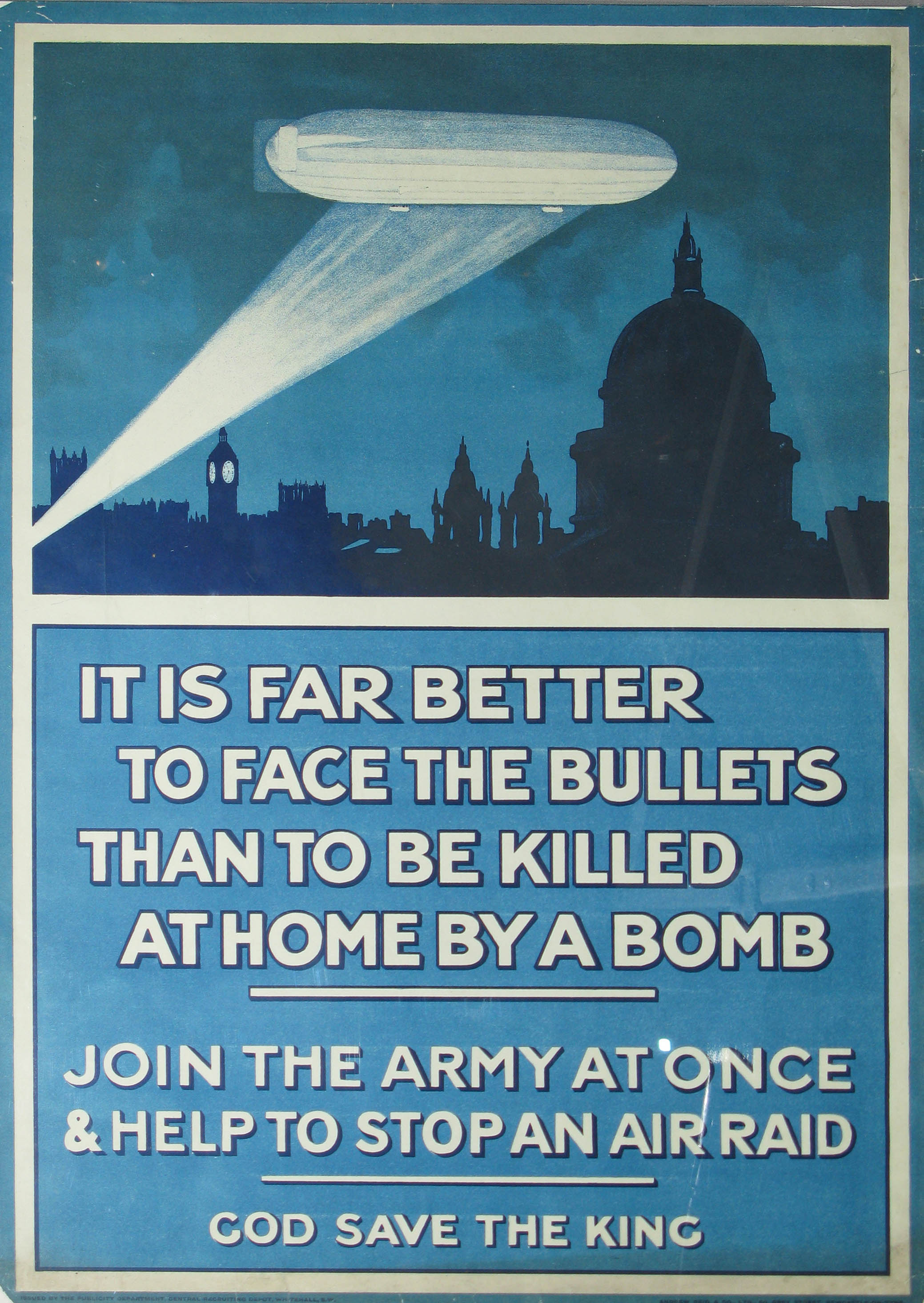 First World War Zeppelin Poster