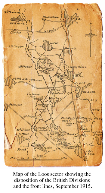 Map of Loos, 1915