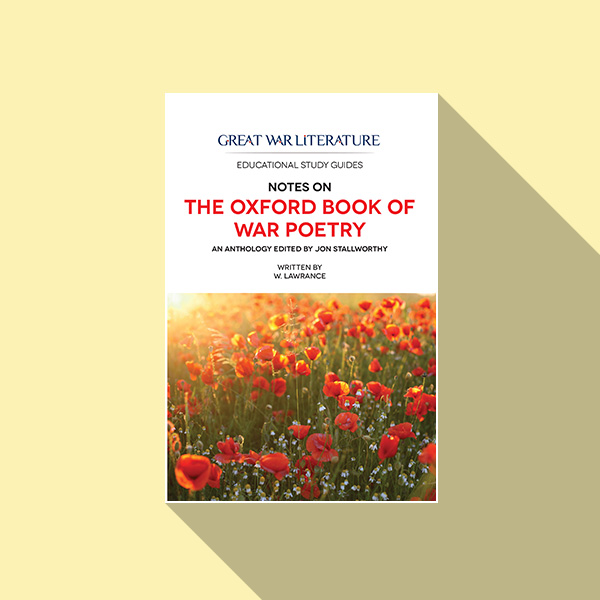 Notes on The Oxford Book of War Poetry front cover